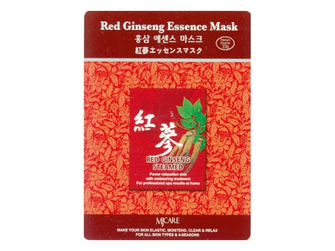 pletova maska mjcare red ginseng essence mask