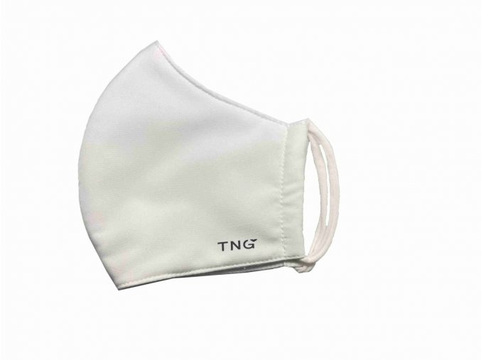 TNG Rouška textilní 3-vrstvá, bílá 1 ks