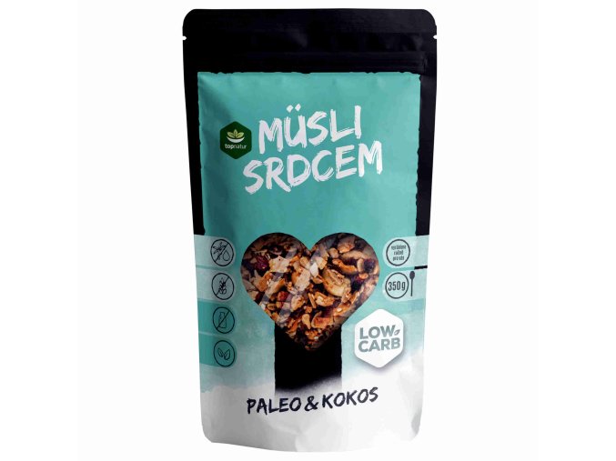 Müsli srdcem Paleo&Kokos Low Carb 350 g