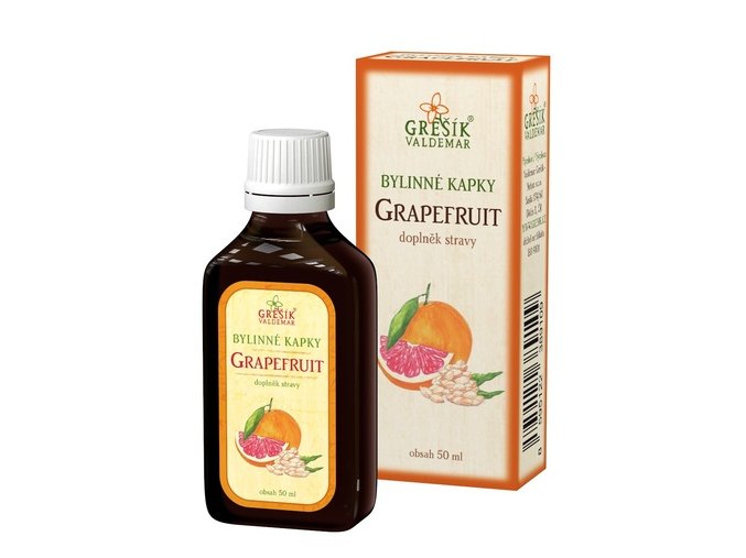 Grešík Grapefruit bylinné kapky 50 ml