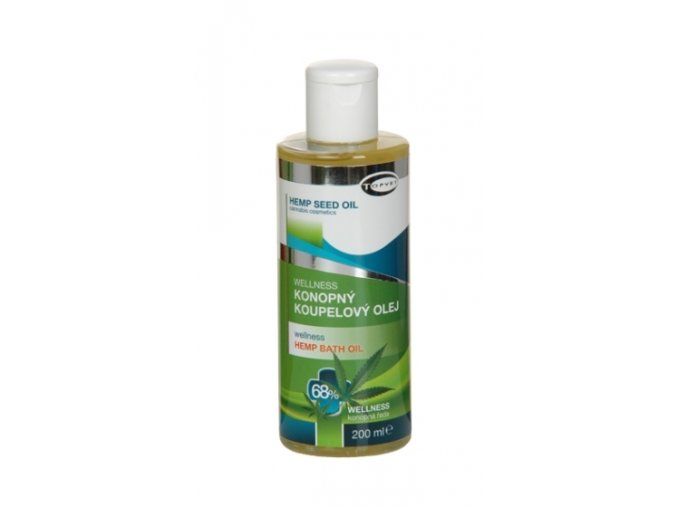 496 topvet konopny koupelovy olej 68 wellness 200 ml