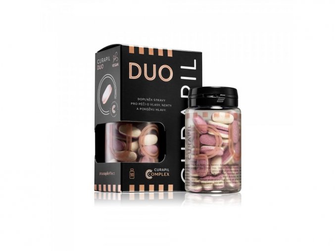 Curapil DUO 90 tbl. + Vyživující sprej 60 ml