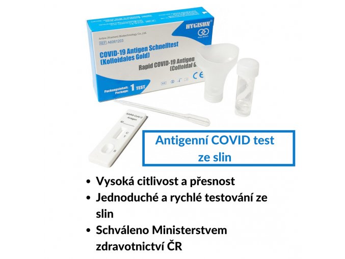 HYGISUN Antigenní COVID test ze slin 1 ks