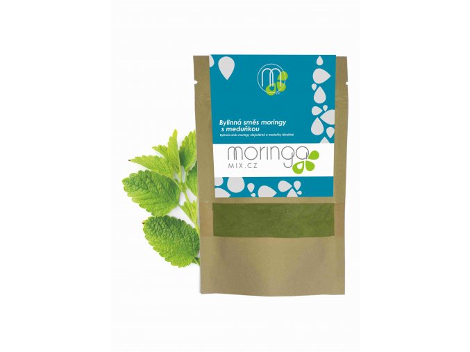 Moringa MIX Bylinná směs moringy s meduňkou 30g