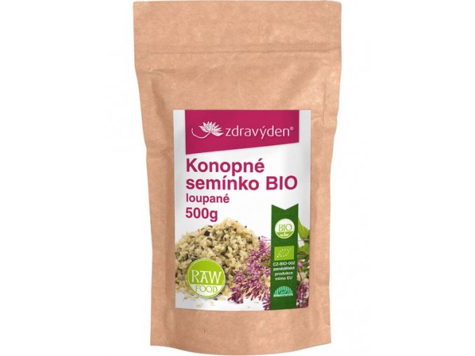 ZdravýDen® Konopné semínko BIO loupané 500g