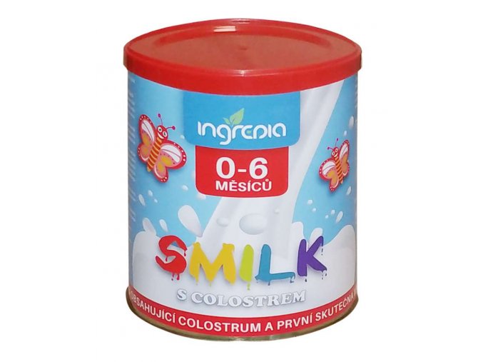 Ingredia S MILK sušené mléko s colostrem 0-6 měsíců 900g DMT: 26.02.2022