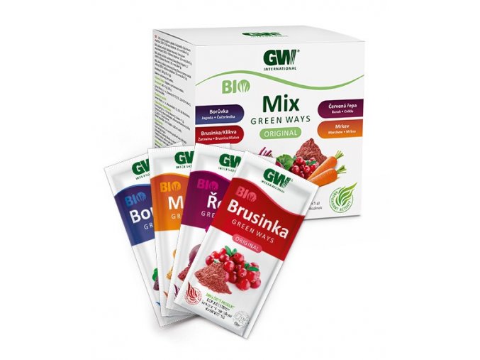 Green Ways BIO Mix (Borůvka, Brusinka, Řepa, Mrkev) 200 g