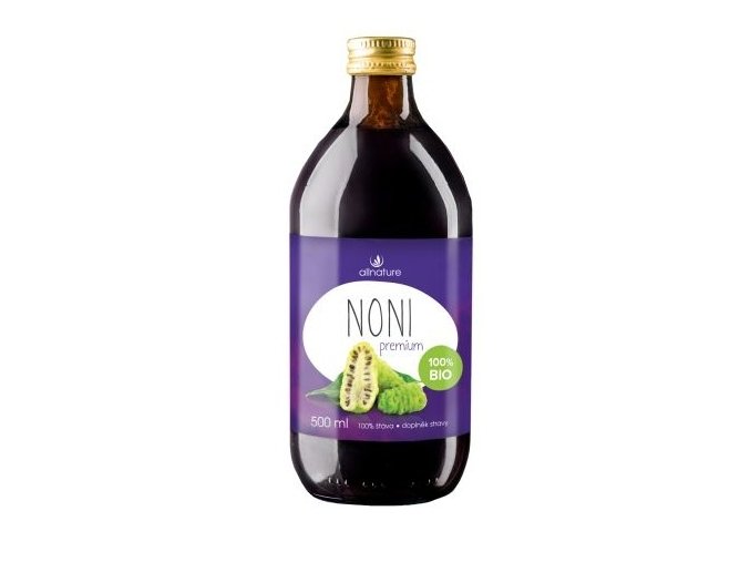 Allnature Noni Premium BIO šťáva 500 ml DMT: 07.08.2021