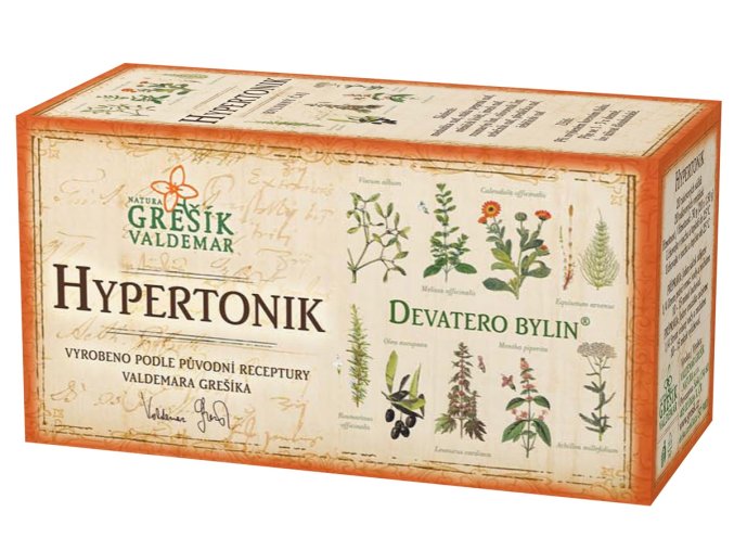 Grešík Hypertonik čaj n.s. 20x1.5g Devatero bylin DMT: 23.10.2021