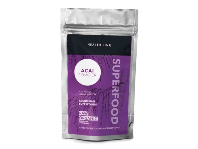 Health Link Bio Acai prášek Raw 80 g DMT: 01.08.2022