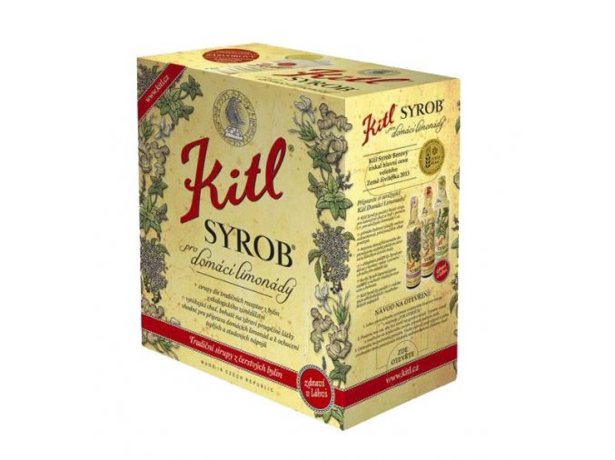 Kitl Syrob Bezový pro domácí limonády  5000 ml gastrobalení bag-in-box