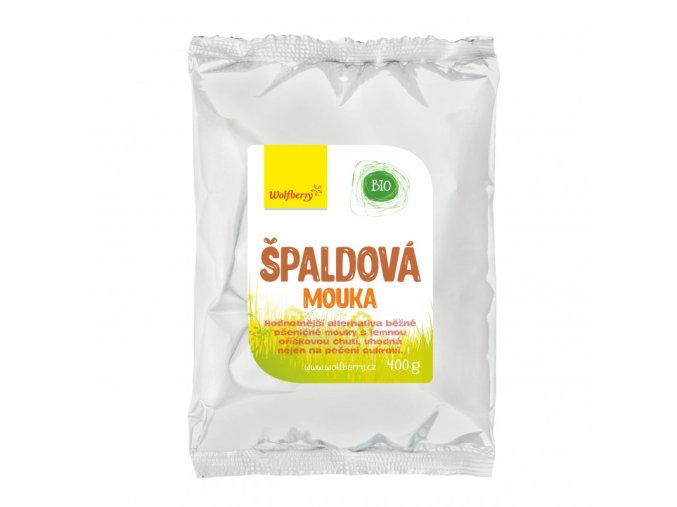 Wolfberry Bio Špaldová mouka 400 g