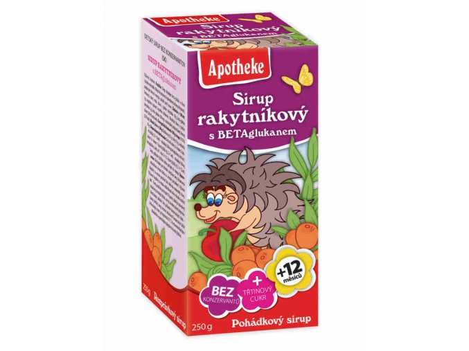 Pohádkový sirup BIO Rakytníkový s betaglukanem 250 g