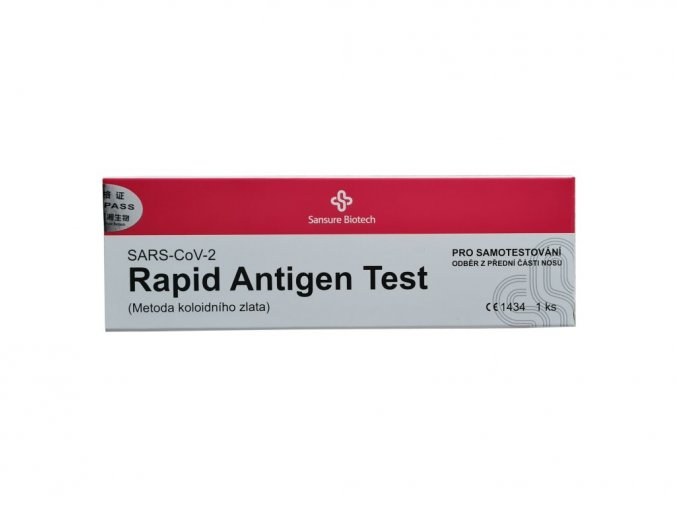 SANSURE Antigenní test na COVID-19, výtěr z nosu 1 ks