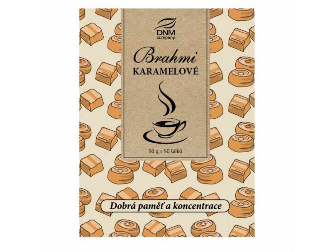 DNM Ajurvédské kafe Brahmi karamelové 50 g