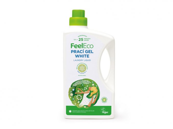 Feel Eco Prací gel White na bílé prádlo 1,5 L