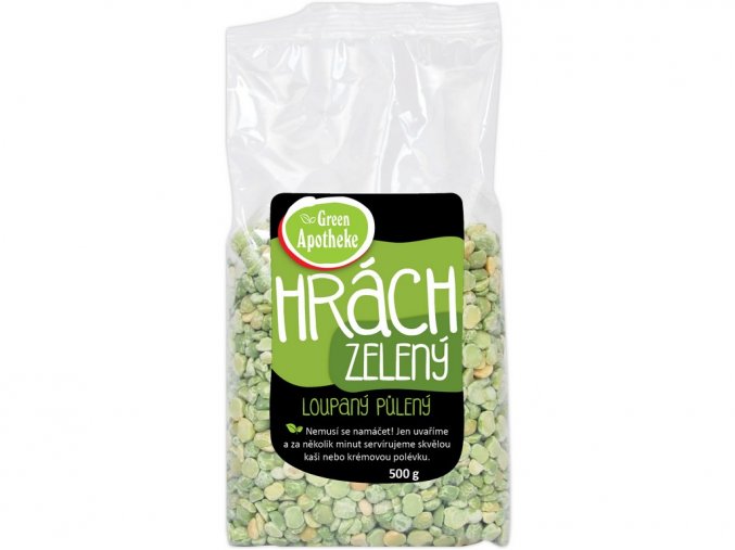 58820 hrach zeleny loupany puleny 500g