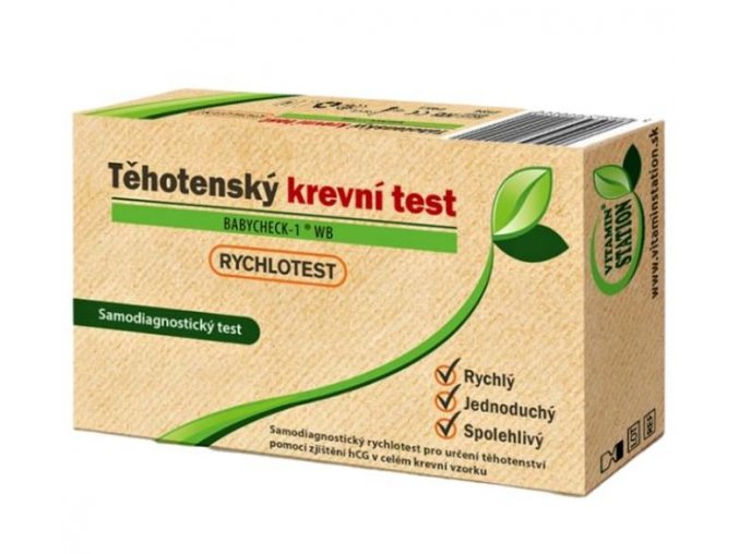 VS rychlotest těhotenský test