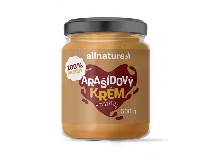 Allnature Arašídové máslo jemné 500 g