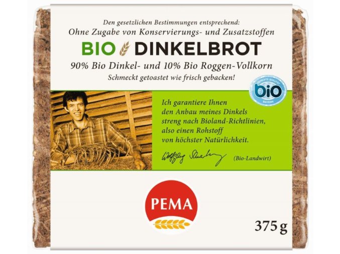 PEMA Bio Dinkelbrot 375g