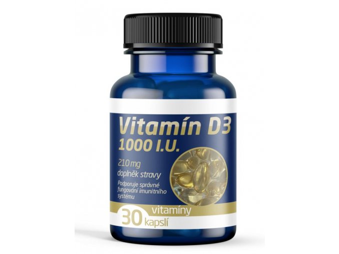 Inca Vitamin D3 1000 I.U. 30 kapslí