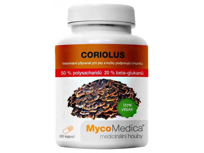 MycoMedica Coriolus 50 % 90 kapslí
