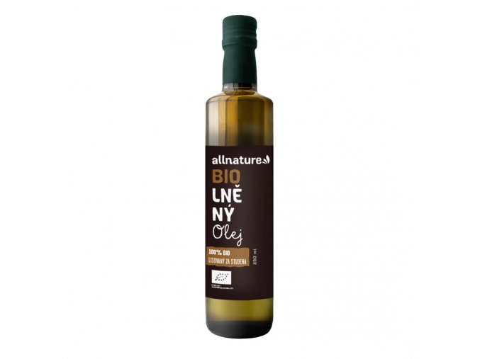 Allnature BIO Lněný olej 250 ml