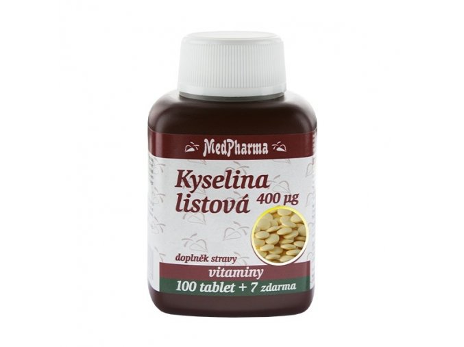 MedPharma Kyselina listová Forte 400 mcg 107 tbl.