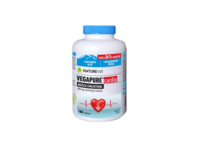 Naturevia Vegapure Cardio 800 mg 180 kapslí