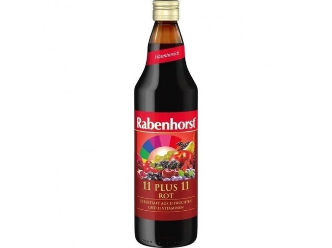 Rabenhorst 11 plus 11 červený multivitamín 750 ml