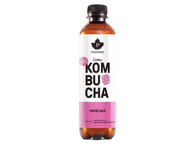 153078 4 kombucha bio 370ml raspberry bio kombucha malina