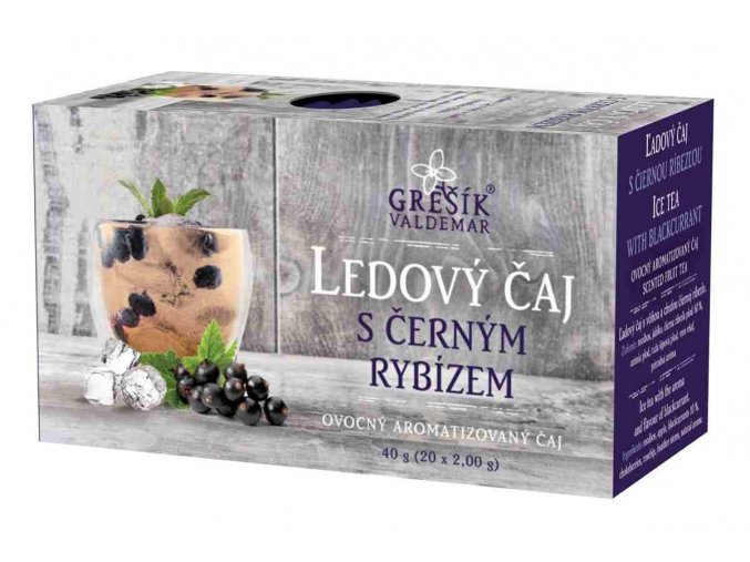 Grešík Ledový čaj s černým rybízem 20 x 1,5 g