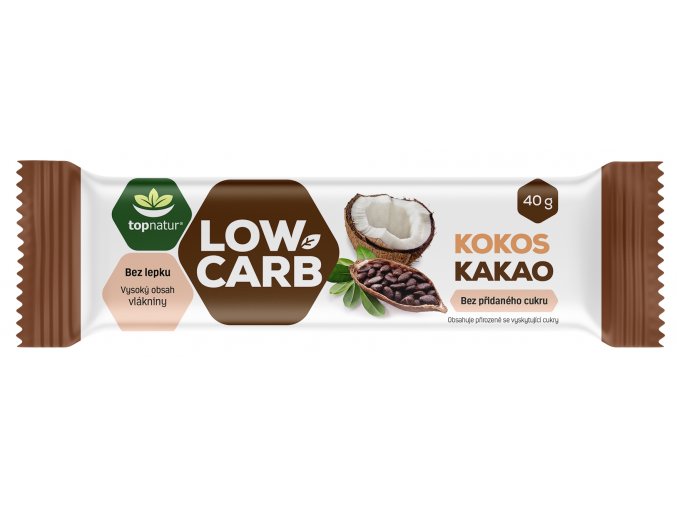 116379 low carb tycinka kokos kakao 40 g