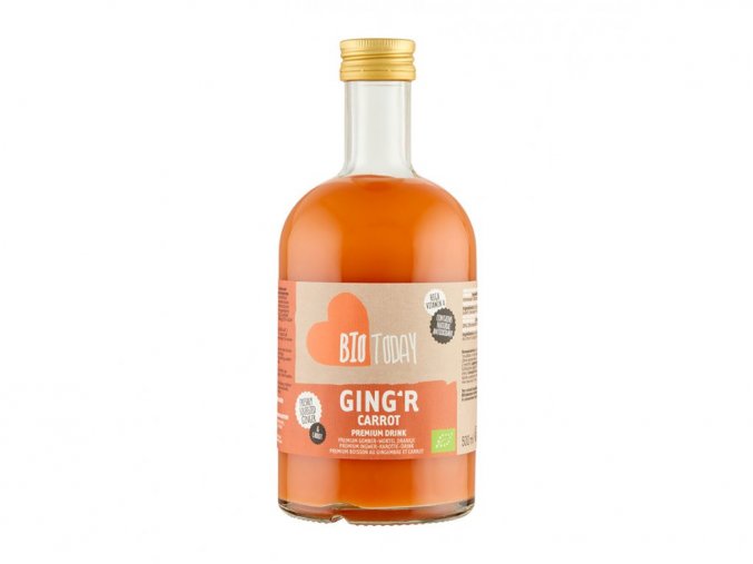 Bio Today Ging’r prémiový zázvorový nápoj s mrkví 500 ml