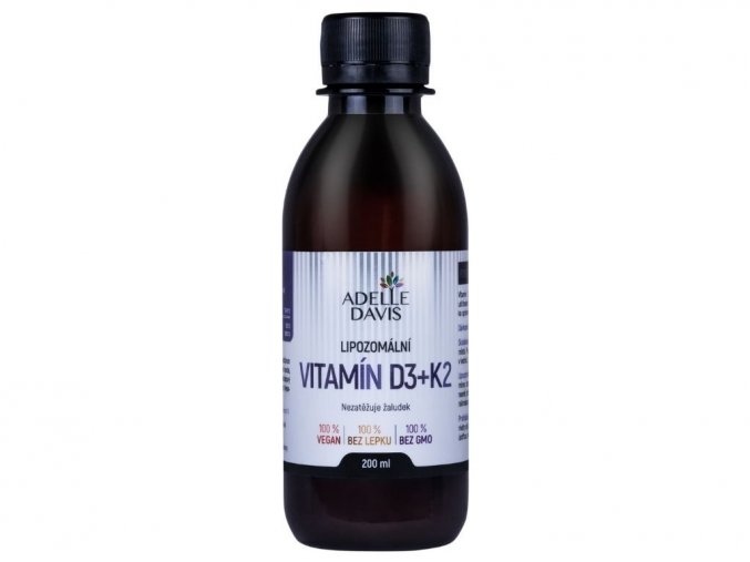 Adelle Davis Lipozomální vitamín D3 + K2 200 ml