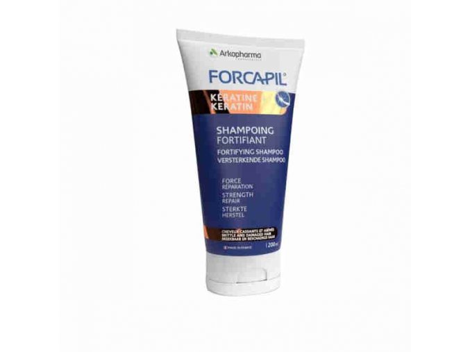 Forcapil Keratin - posilující šampon s keratinem pro křehké vlasy 200 ml