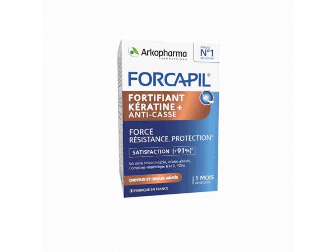 Forcapil Fortifiant Keratin - vlasy a nehty 60 kapslí