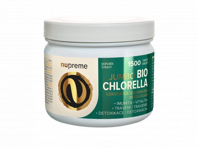 Chlorella 120tbl BIO NUPREME detoxikace doplněk stravy