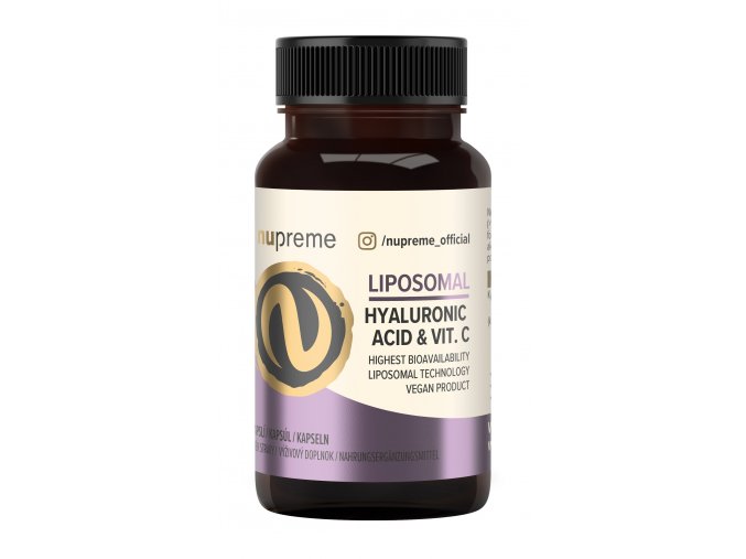 Liposomal kyselina hyaluronová + Vit. C 30 kapslí NUPREME