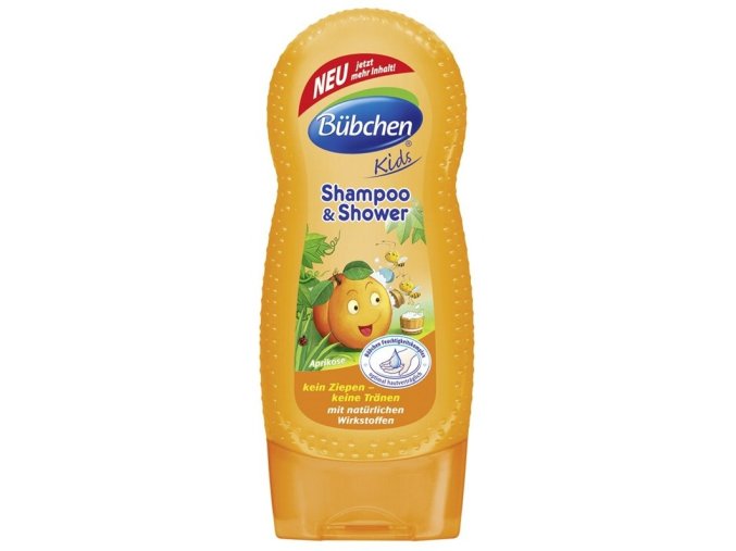 Bübchen Kids Šampon a sprchový gel - meruňka 230 ml