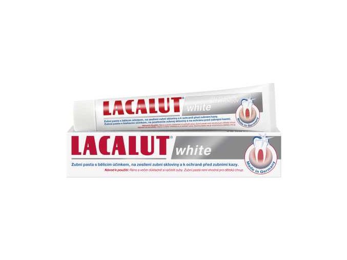 Lacalut White zubní pasta bělící bez peroxidu 75 ml