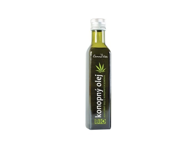 CannaVita Bio Konopný olej za studena lisovaný 250 ml