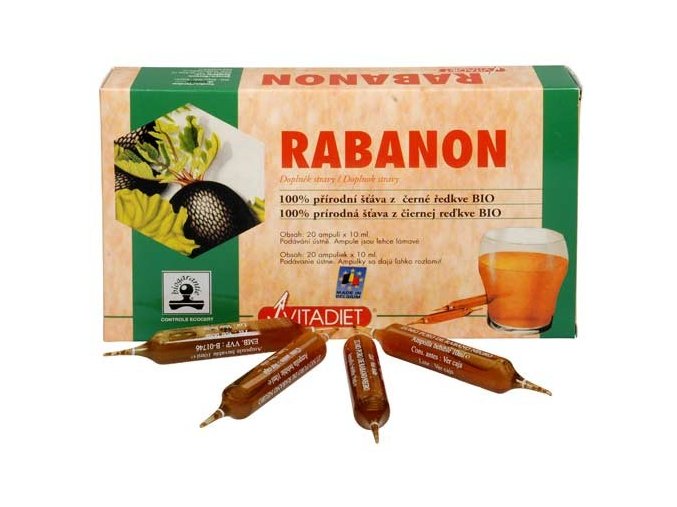 Bio Rabanon - 100% šťáva z černé ředkve 20x10 ml