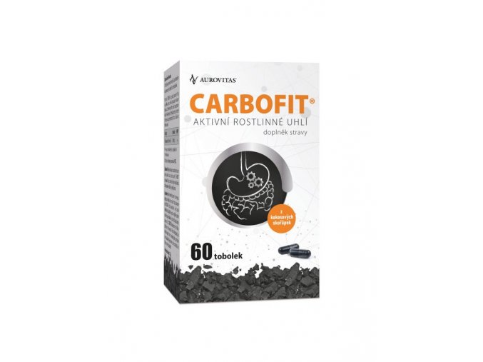 Carbofit - aktivované rostlinné uhlí 60 tob.