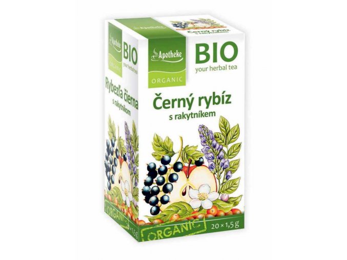 Apotheke Bio Černý rybíz s rakytníkem 20x1,5g