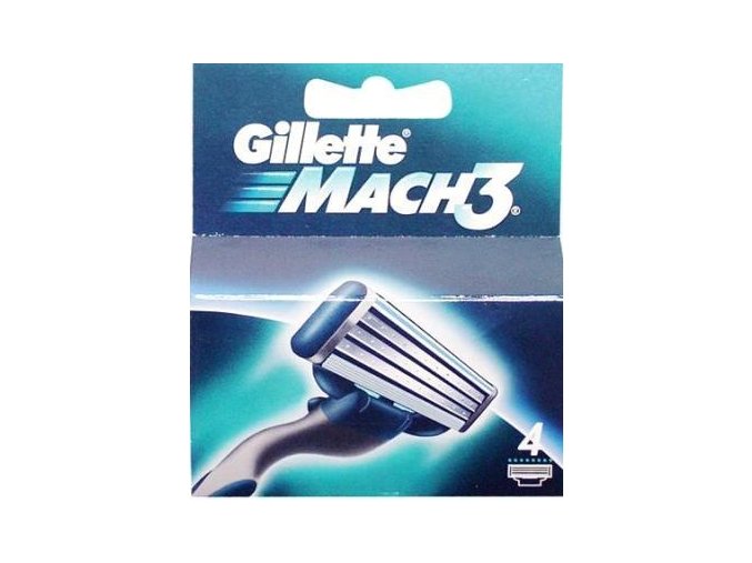 Gillette Náhradní hlavice Gillette Mach3 4 ks