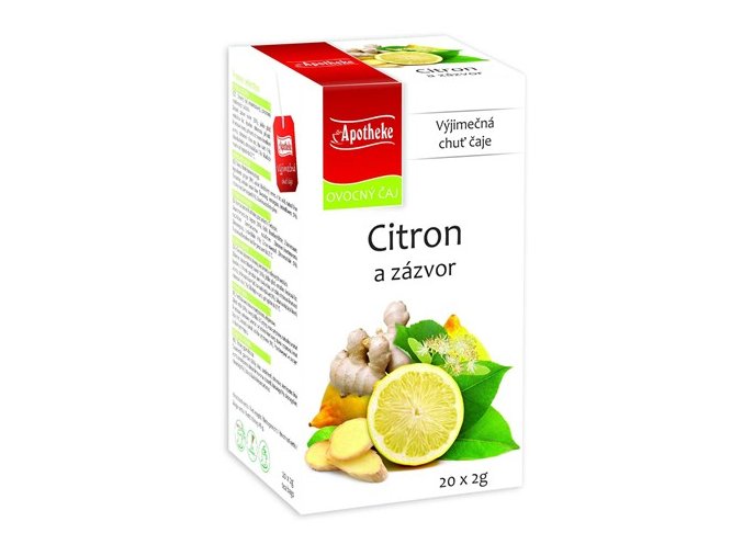 Apotheke Citron a zázvor 20x2g