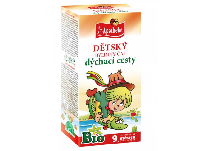 Apotheke BIO Dýchací cesty Dětský bylinný čaj 20x1.5g