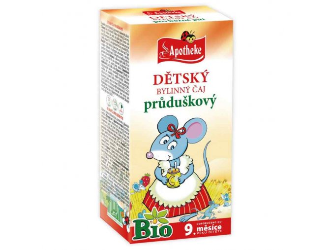 Apotheke BIO Dětský čaj průduškový 20x1.5g