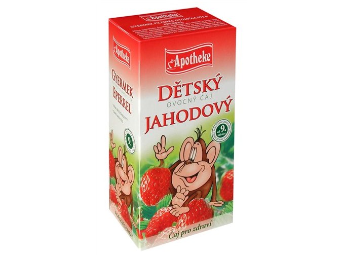 Apotheke Dětský ovocný čaj jahodový 20x2g